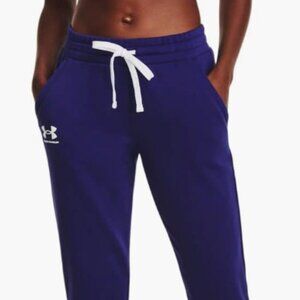 Under Armour Women's Rival Fleece Joggers-Size Large